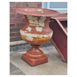 26 inch Cast iron Footed Urn Planter B