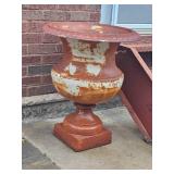 26 inch Cast iron Footed Urn Planter B