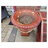 26 inch Cast iron Footed Urn Planter B