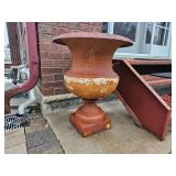 26 inch Cast iron Footed Urn Planter B