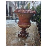 40 Inch Cast Iron Footed Urn Planter
