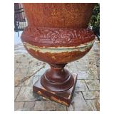 40 Inch Cast Iron Footed Urn Planter