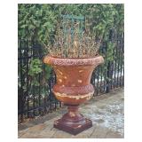 40 Inch Cast Iron Footed Urn Planter B