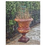 40 Inch Cast Iron Footed Urn Planter B