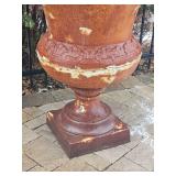 40 Inch Cast Iron Footed Urn Planter B