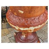 40 Inch Cast Iron Footed Urn Planter B