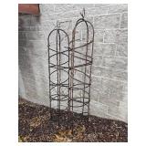 Iron Garden Obelisk Trelis Set