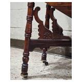 Spoon Carved Dropleaf Parlor Table