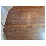 Spoon Carved Dropleaf Parlor Table