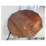 Spoon Carved Dropleaf Parlor Table