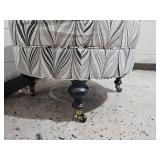 Lee Industries Feathered Upholstery Cushion Ottoman