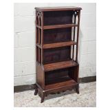 Vintage Chippendale Open Curio Shelf