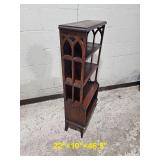 Vintage Chippendale Open Curio Shelf