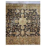 Black & Gold Persian Area Rug