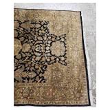 Black & Gold Persian Area Rug