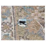 Black & Gold Persian Area Rug