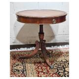 Antique Chesterfield Parlor Table Lions Paw Details