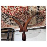 Antique Chesterfield Parlor Table Lions Paw Details