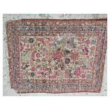 Worn Persian Oriental Mat