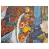 Gábor Miklóssy Original Oil on Canvas ~ Nude Woman Profile 