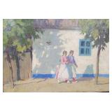 Original Artwork Oil on Canvas by Sandor Nyilasy ~ Sunday Morning