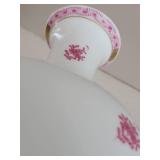 Herend Porcelain Handpainted Appponyi Chinese Bouquet Raspberry Vase 7086/ap