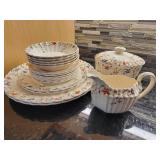 Copeland Spode Wicker Dale Chinaware Service ~ 18 pieces