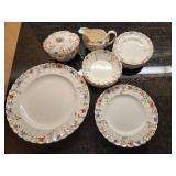 Copeland Spode Wicker Dale Chinaware Service ~ 18 pieces