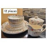 Copeland Spode Wicker Dale Chinaware Service ~ 18 pieces