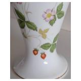Wedgwood Bone China Wild Strawberry Vase