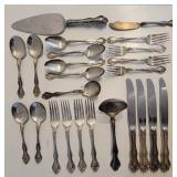 Westmore Sterling Silver Luncheon Flatware Service ~ George and Martha * 805g