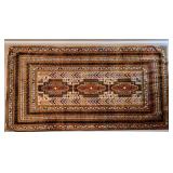 Persian Balcuchi 100% Wool Area Rug ~ 4.1 x 7.4