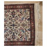 Oriental 100% Wool Area Rug ~ Cream, 63 x 37