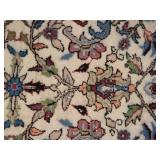 Oriental 100% Wool Area Rug ~ Cream, 63 x 37