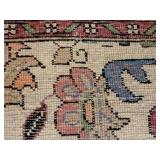 Oriental 100% Wool Area Rug ~ Cream, 63 x 37