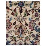 Oriental 100% Wool Area Rug ~ Cream, 63 x 37