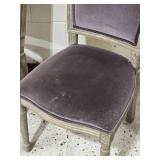 Modern Styled Carved Dining Chair Set - (4)