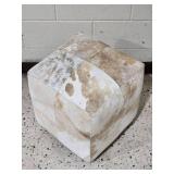 Awesome Cowhide Cubic Ottoman