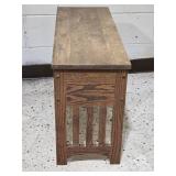 Brilliant Mission Style Storage Bench