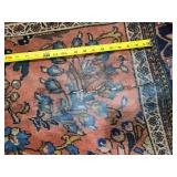 Stunning Vintage Handknotted Persian Sarouk Area Rug