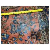 Stunning Vintage Handknotted Persian Sarouk Area Rug