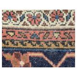 Stunning Vintage Handknotted Persian Sarouk Area Rug