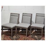Bernhardt - Luxury Modern Dining Chair Set - Grey - (6)