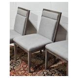 Bernhardt - Luxury Modern Dining Chair Set - Grey - (6)