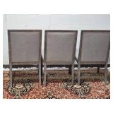 Bernhardt - Luxury Modern Dining Chair Set - Grey - (6)