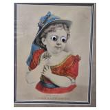 Antique Currier & Ives Engraved Print Pair - Little May Blossom - Little Daisy