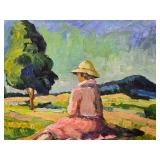 *SIGNED* Hungarian Fine Art Original Painting - François Ács (1876-1949) - Sunshine Prairie