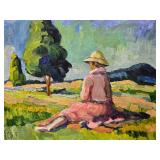 *SIGNED* Hungarian Fine Art Original Painting - François Ács (1876-1949) - Sunshine Prairie