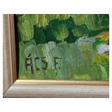 *SIGNED* Hungarian Fine Art Original Painting - François Ács (1876-1949) - Sunshine Prairie
