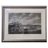 Antique English Engraving Print - Waking Up - C.C. Henderson & C. Hunt